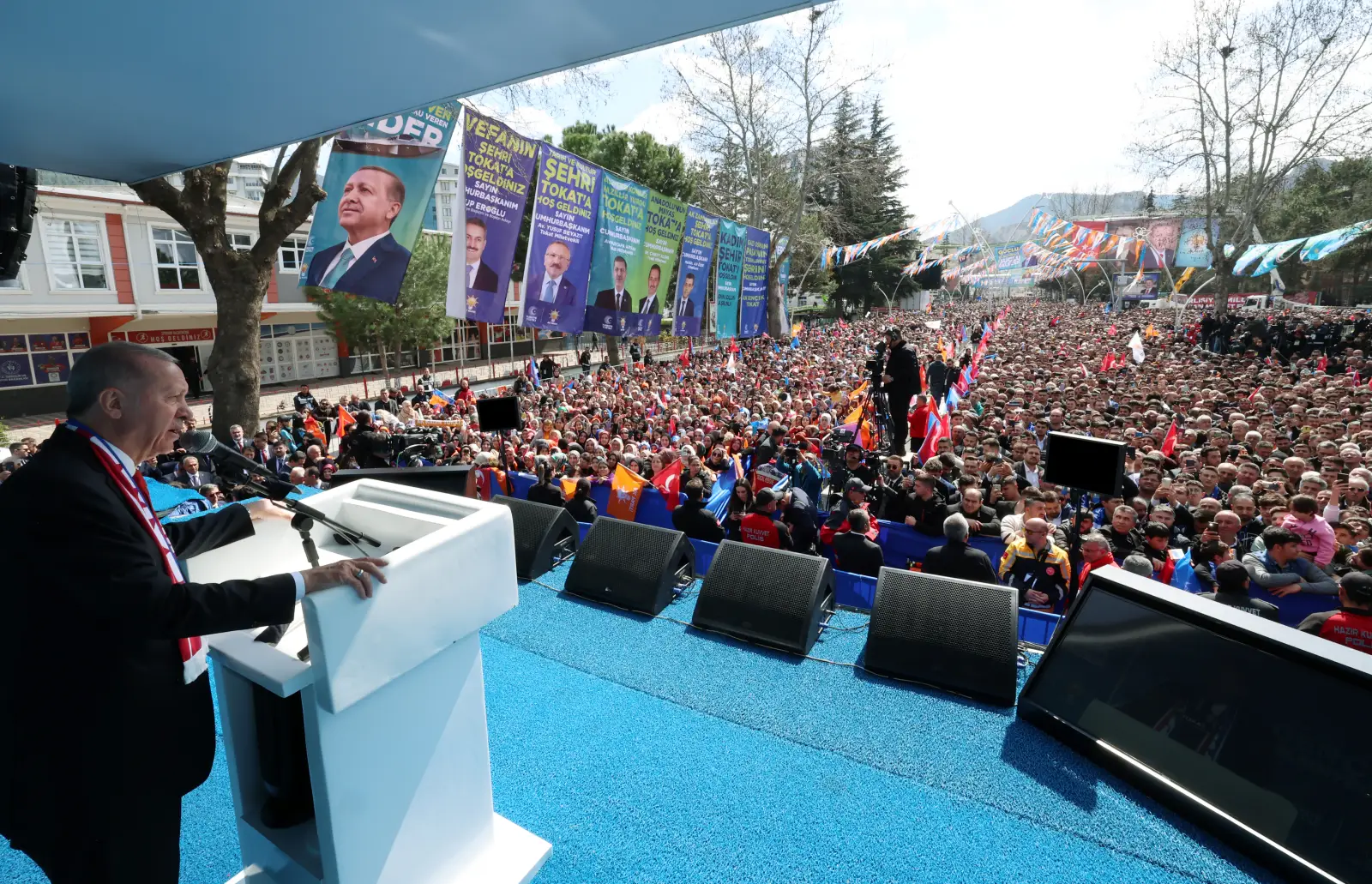 Erdoğan: “Tokat bizi yalnız bırakmadı”