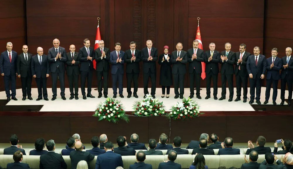 Cumhurbaşkanı Recep Tayyip Erdoğan'ın yeni Kabinesi