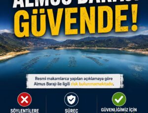 Almus Barajı Güvende