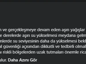 Tokat Valiliğinden Kelkit ve Yeşilırmak İçin Kritik Uyarı